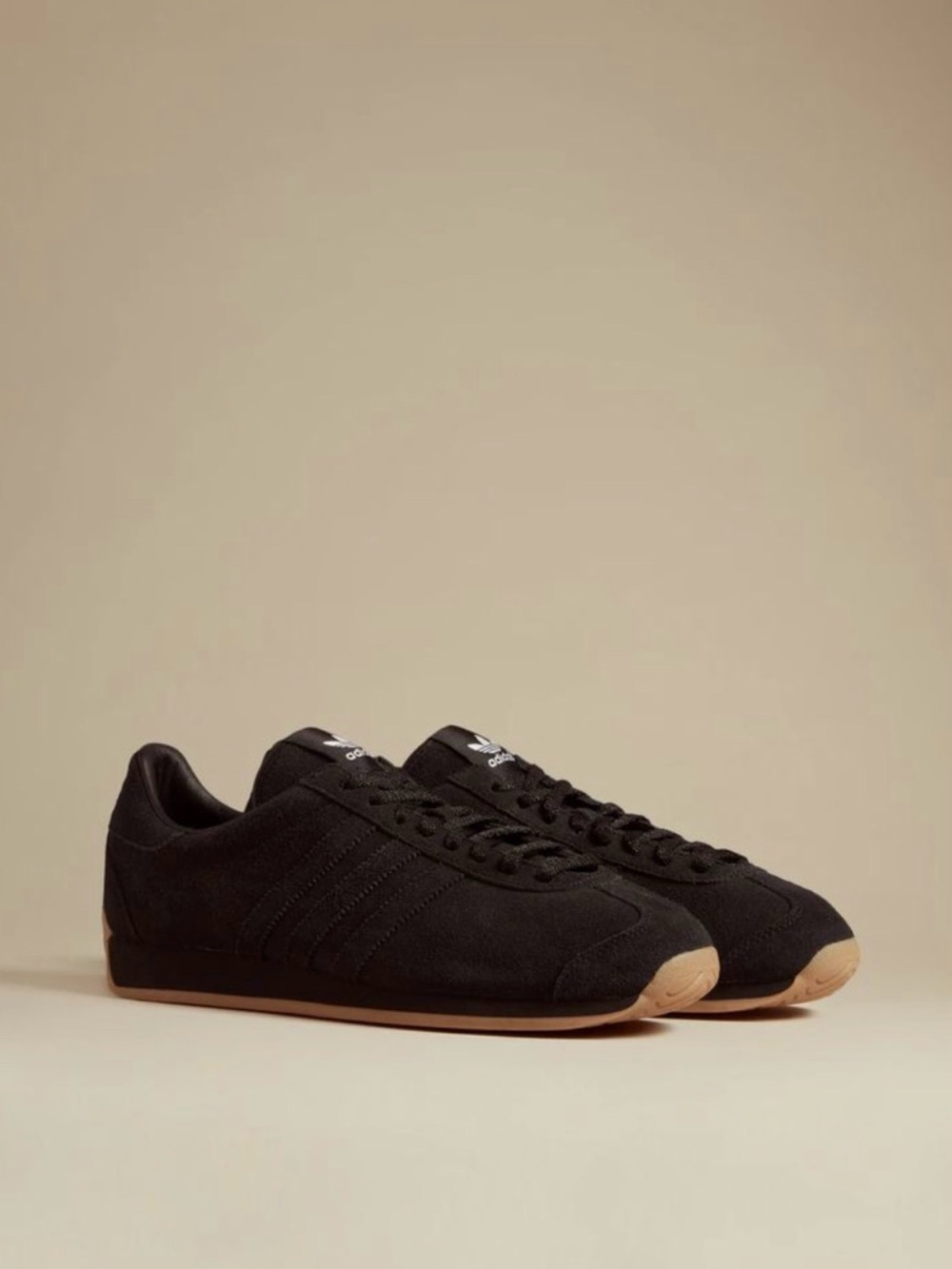Adidas x Khaite black Suede Sneakers